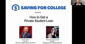 Student Loans 101: How to Get a Private Student Loan