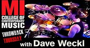 Dave Weckl Throwback Thursday From the MI Vault 8/28/1998