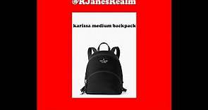 Kate Spade New York Outlet ♠️ Karissa Medium Backpack 🎒 What Can You Fit (WCYF)