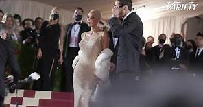 Kim Kardashian Wears Marilyn Monroe Dress At Met Gala 2022