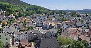 Neustadt bei Coburg: Blick von der Stadtkirche St. Georg Mai 2023
