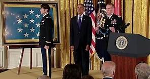 President Obama awards Captain William Swenson, U.S. Army, the Medal of Honor