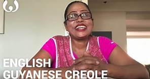 WIKITONGUES: Sandra speaking English and Guyanese Creole