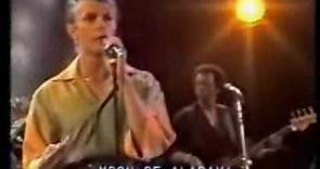 David Bowie Performs ' Moon of Alabama' Live Germany 1978
