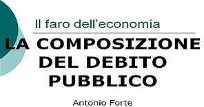 Lezione: la composizione del debito pubblico italiano.