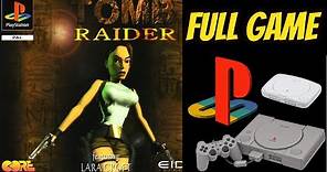 Tomb Raider [PS1] 100% SECRETS Walkthrough Playthrough Longplay Full Game (HD, 60FPS)