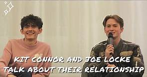 Kit Connor and Joe Locke talk about their relationship and Heartstopper.