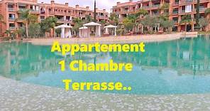 Appart 1 chambre, Terrasse, agence-immo-marrakech
