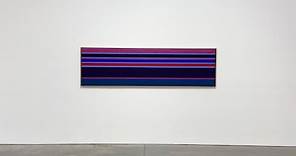 Kenneth Noland, "Stripes/Plaids/Shapes" Pace Gallery in NY 2023