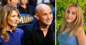 Andre Agassi and Steffi Graf's daughter Jaz Elle shows glimpses of her sporting talents