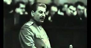 Discurso de Stalin no final da 2ª Guerra Mundial