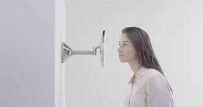 simplehuman wall mounted sensor mirror: lighted makeup & vanity mirror