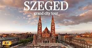 【4K】SZEGED, Hungary - Downtown Walking Tour