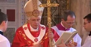 Pope Benedict XVI Mass in Westminster Cathedral - Full Video