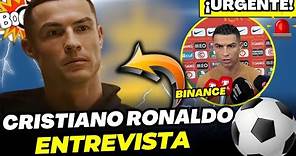 🚨 ENTREVISTA de CRISTIANO RONALDO, Binance y ÚLTIMAS NOTICIAS CR7 Portugal