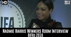 Naomie Harris Winners Room Interview - BIFAs 2016