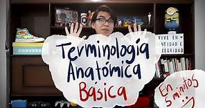 Terminología anatómica básica en 5 minutos! | EXPLICACIÓN SENCILLA