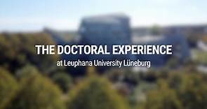 The Doctoral Experience at Leuphana University Lüneburg