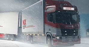 ETS2 1.36 - Extreme Winter Weather in Norway - NG Scania R500 Tandem - Scandinavian Express -Promods