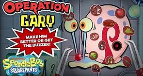 "Operation" Gary the Snail 🔴🐌 | Everything Beneath Gary's Shell | SpongeBob