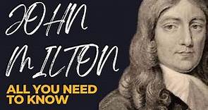 John Milton Biography and Works | John Milton Writing Style