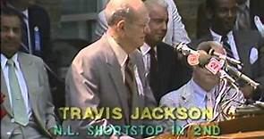 Travis Jackson 1982 Hall of Fame Induction Speech