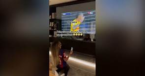 ¡Se volvió loca! Imeprdible la reacción de la mujer de Raphinha tras su gol en Champions