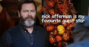 nick offerman is my favourite TV guest star | Brooklyn Nine-Nine & More | Comedy Bites