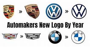 Automakers New Logo By Year