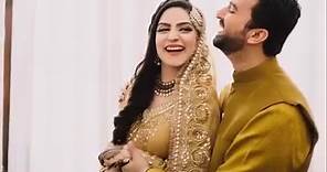Actor Fawad Khan and Wife Sadaf on His Sister's Wedding