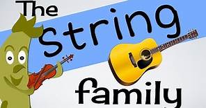 String Instruments for kids (INSTs 1)| Guitar | Harp | Violin & more | Green Bean's Music