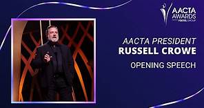 Russel Crowe Opens the 2021 AACTA Awards