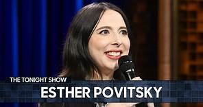 Esther Povitsky Stand-Up: Being Engaged and Pregnant | The Tonight Show Starring Jimmy Fallon