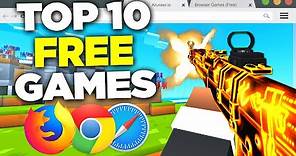 TOP 10 Browser FPS GAMES (NO DOWNLOAD)