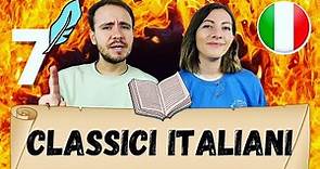 7 grandi CLASSICI della LETTERATURA ITALIANA: le migliori opere scritte da autori italiani (leggile)
