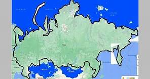 Como dibujar fácil el mapa de Rusia