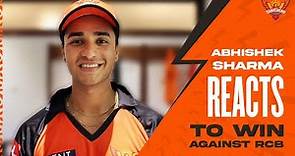 Abhishek Sharma reacts to win against RCB | SRH | IPL 2022