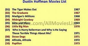 Dustin Hoffman Movies List