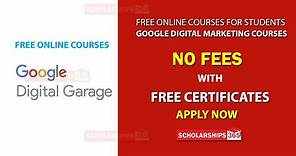 Google Digital Garage Free Online Marketing Course | Free Certification | Digital Marketing Course