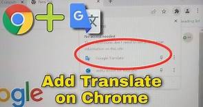 How to Add Google Translate Extension to Chrome