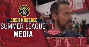 Summer League Media: Josh Kroenke | DEN vs. ATL | 7-9-23