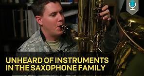 Unheard of Instruments in the Saxophone Family