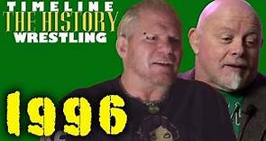 Timeline WRESTLING | 1996 | Kevin Sullivan (WCW) & Raven (ECW)