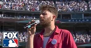 2022 MLB All-Star Game: Ben Platt performs the National Anthem | FOX SPORTS