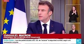 "Esta reforma es necesaria": Emmanuel Macron sobre la reforma pensional francesa