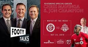 Chris Mavinga chats 2019 playoffs + Jon Champion on MLS is Back Tournament | TFC x Footy Talks Live