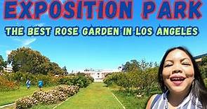 EXPOSITION PARK ROSE GARDEN IN LOS ANGELES