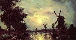 Johan Barthold Jongkind Moonlight paintings