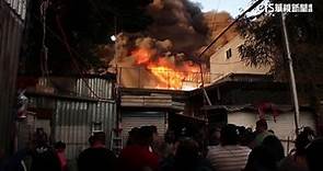 墨西哥市中心倉庫大火　黑煙瀰漫直上天際 - 華視新聞網