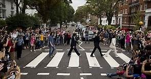 Beatles' Abbey Road crossing packed for 45th anniversary
